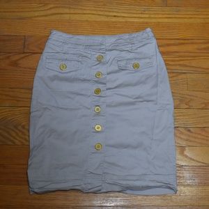 H&M Button up Mini Skirt